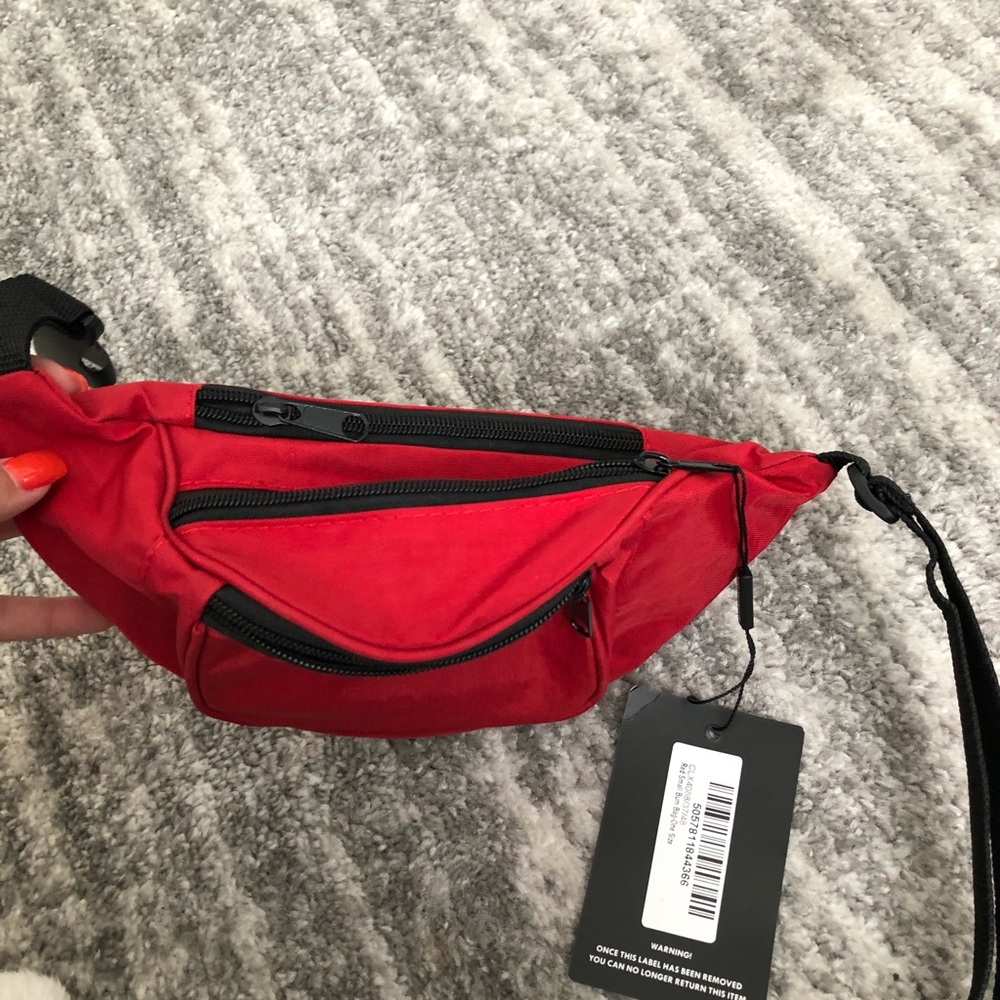 red pretty little thing fanny pack